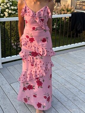 Jessica Simpson Pink Floral Dress